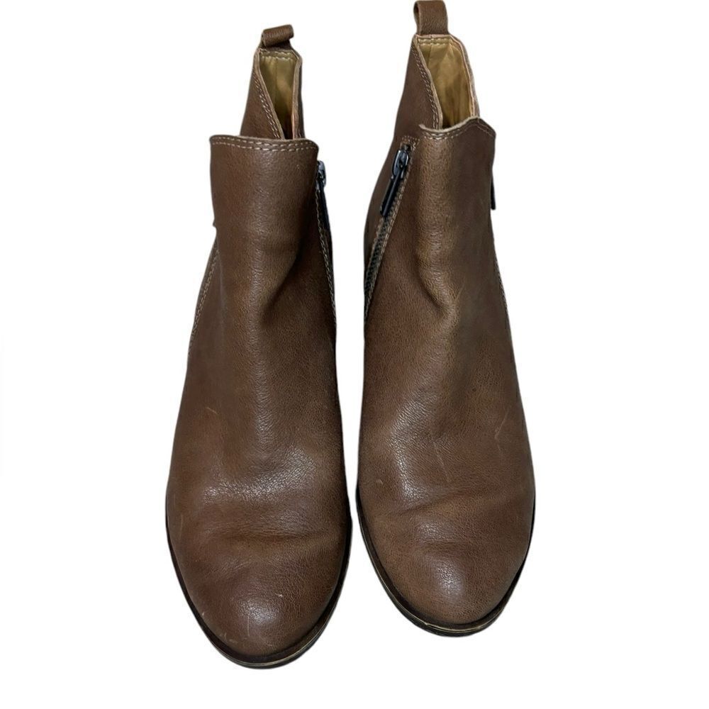 Lucky Brand Leather Bryton Ankle Boots DB14